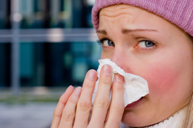 sick woman